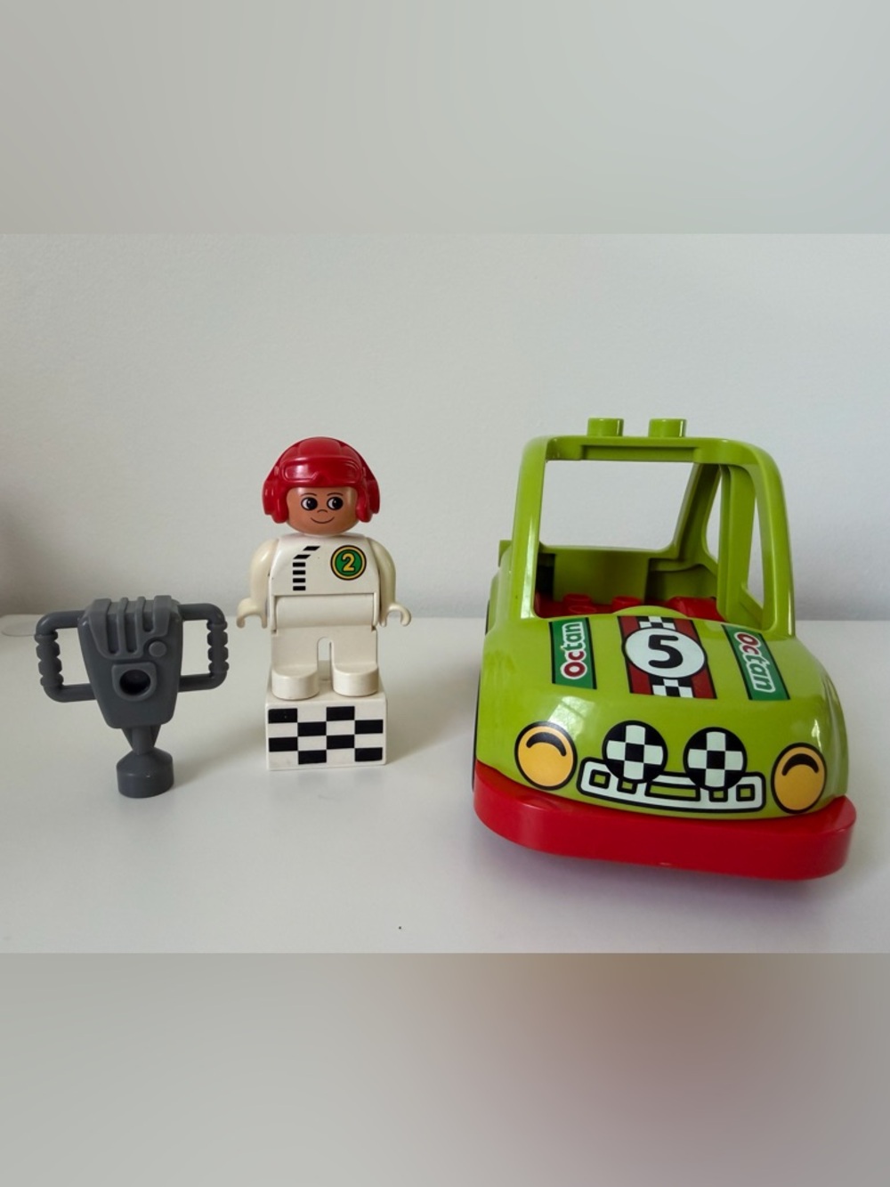 (🩵$8 when you bundle) Duplo* Race Car + Driver